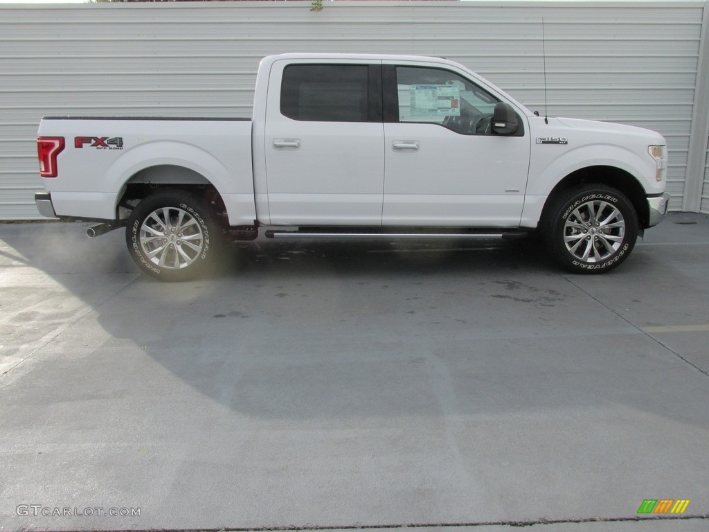 2016 F150 XLT SuperCrew 4x4 - Oxford White / Medium Earth Gray photo #3