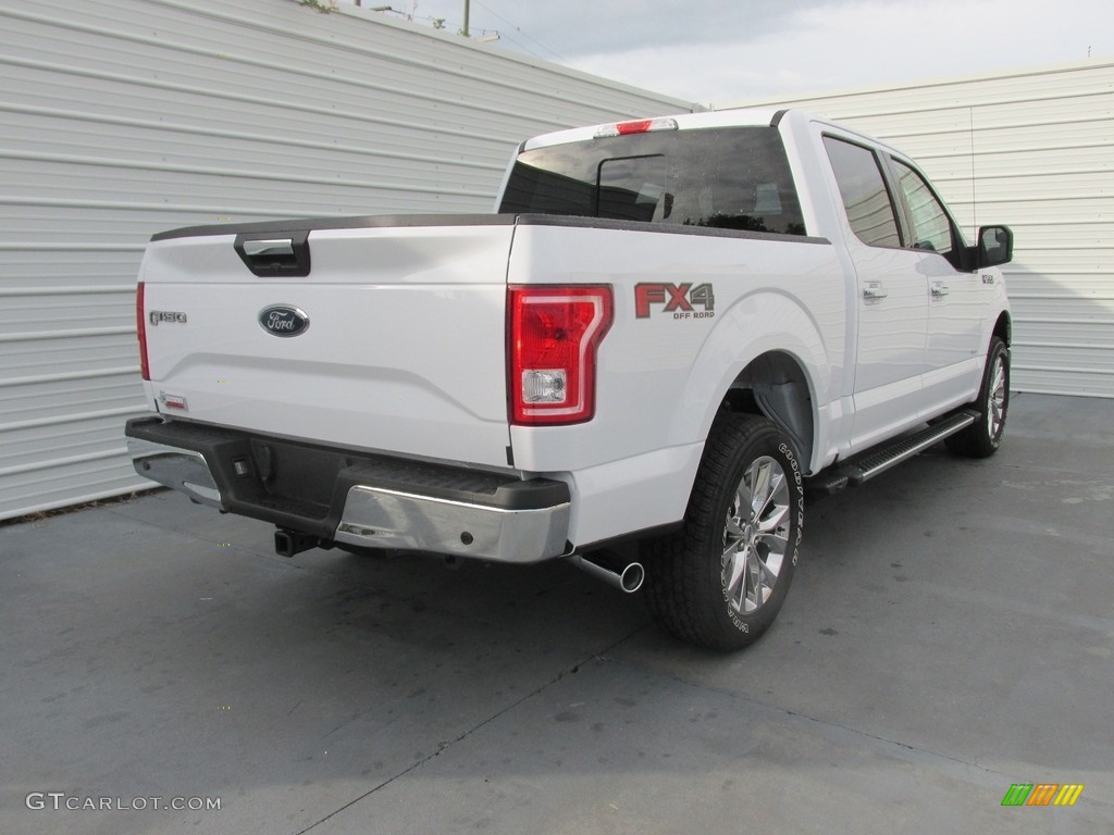 2016 F150 XLT SuperCrew 4x4 - Oxford White / Medium Earth Gray photo #4