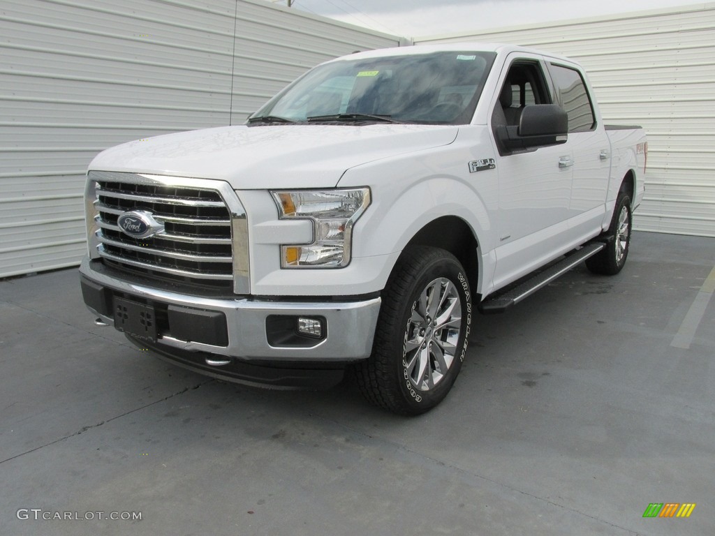 2016 F150 XLT SuperCrew 4x4 - Oxford White / Medium Earth Gray photo #7