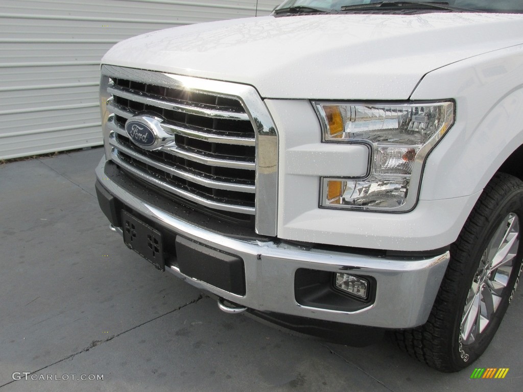 2016 F150 XLT SuperCrew 4x4 - Oxford White / Medium Earth Gray photo #10