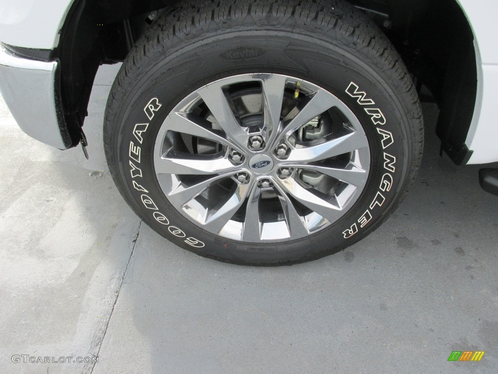 2016 F150 XLT SuperCrew 4x4 - Oxford White / Medium Earth Gray photo #11