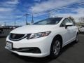 Taffeta White - Civic LX Sedan Photo No. 3