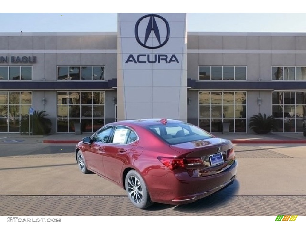 2017 TLX Sedan - Basque Red Pearl II / Parchment photo #5