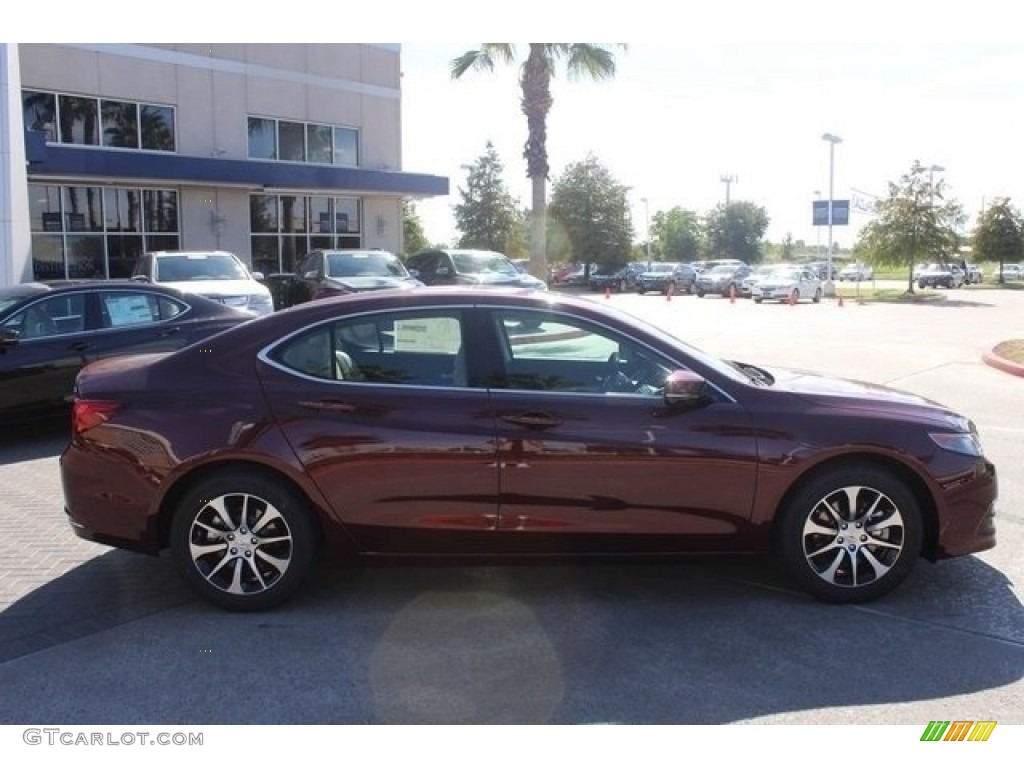 2017 TLX Sedan - Basque Red Pearl II / Parchment photo #8