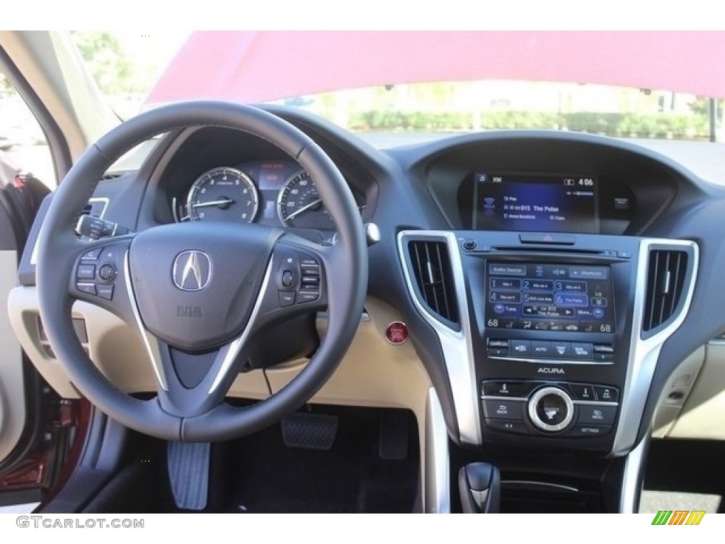 2017 TLX Sedan - Basque Red Pearl II / Parchment photo #9