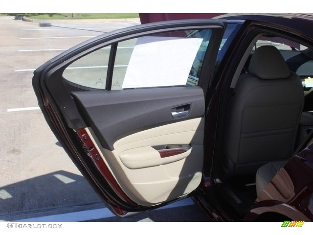 2017 TLX Sedan - Basque Red Pearl II / Parchment photo #13