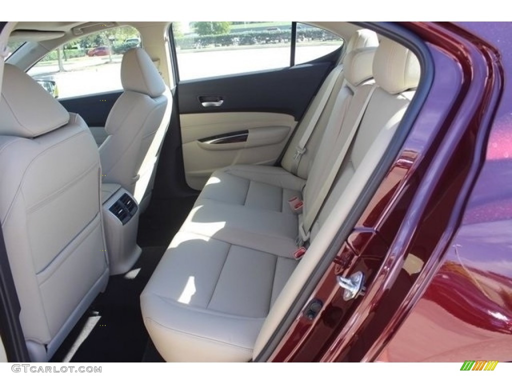 2017 TLX Sedan - Basque Red Pearl II / Parchment photo #14