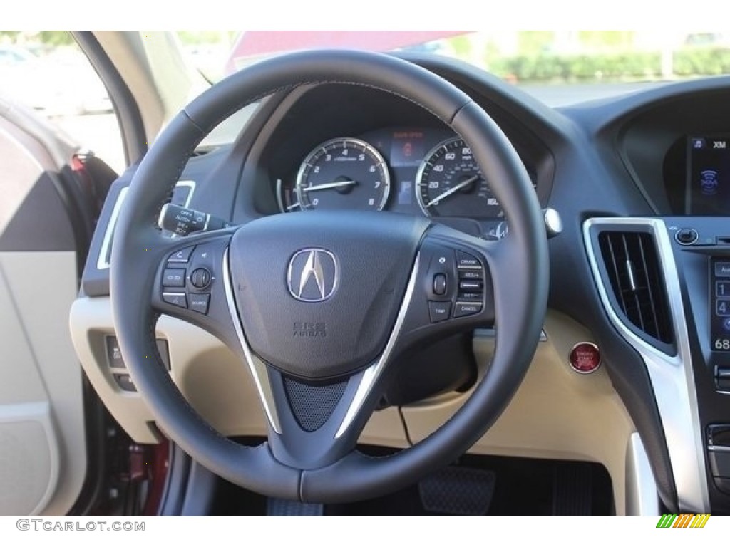 2017 TLX Sedan - Basque Red Pearl II / Parchment photo #26