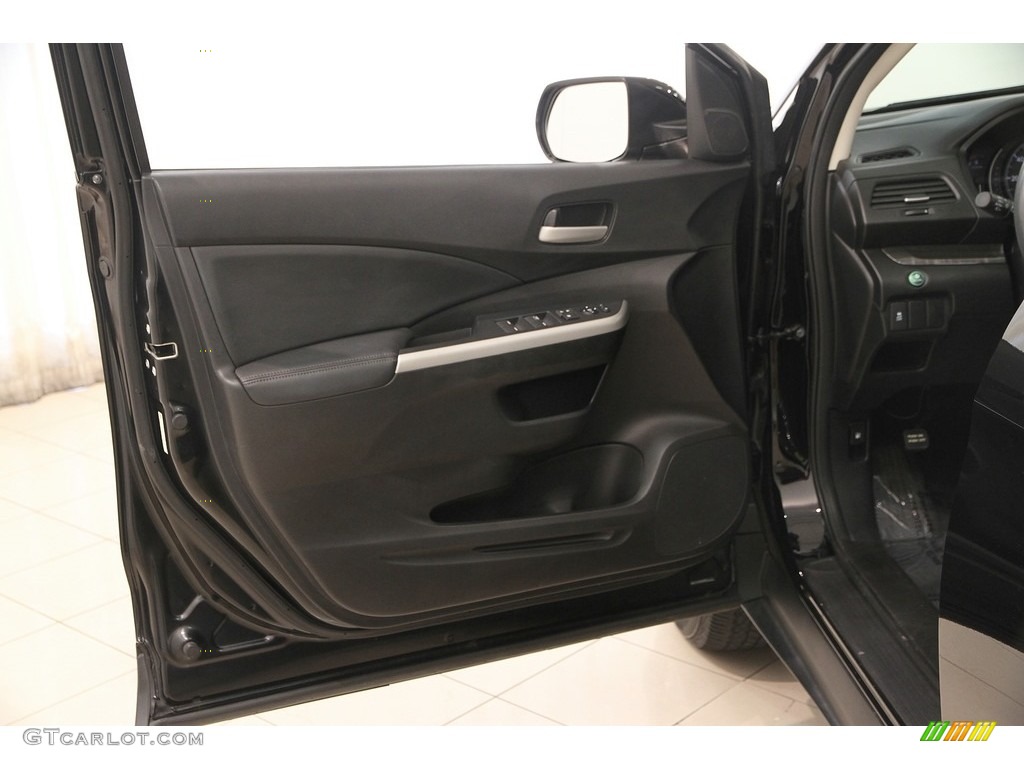 2012 CR-V EX-L 4WD - Crystal Black Pearl / Black photo #4