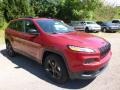 2017 Deep Cherry Red Crystal Pearl Jeep Cherokee Sport Altitude 4x4  photo #11