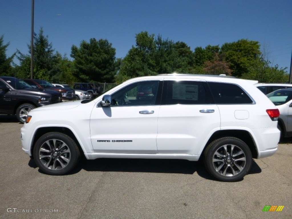 2017 Grand Cherokee Overland 4x4 - Bright White / Black photo #3