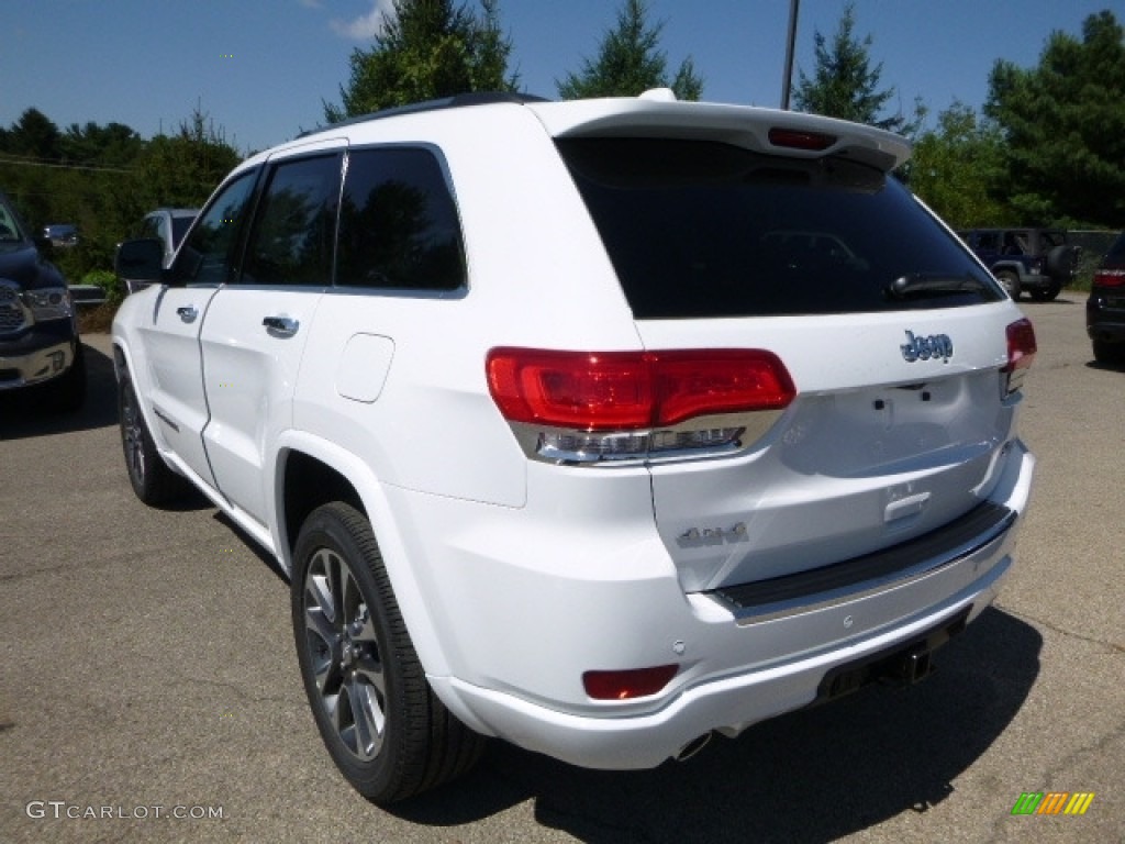 2017 Grand Cherokee Overland 4x4 - Bright White / Black photo #4