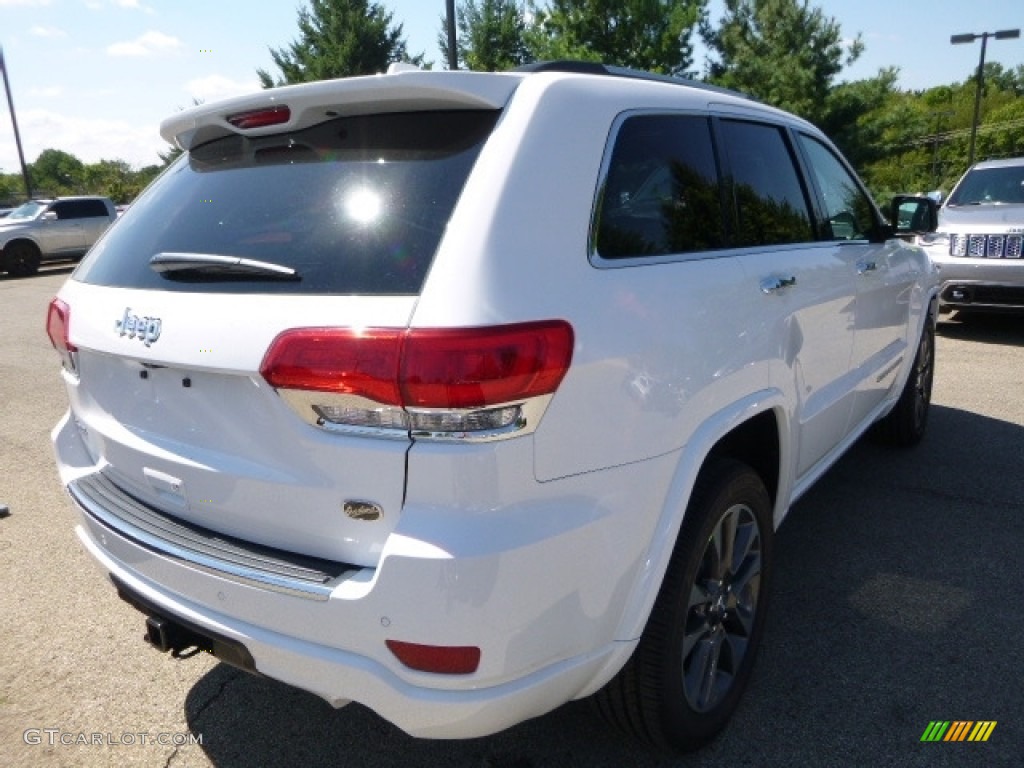 2017 Grand Cherokee Overland 4x4 - Bright White / Black photo #6