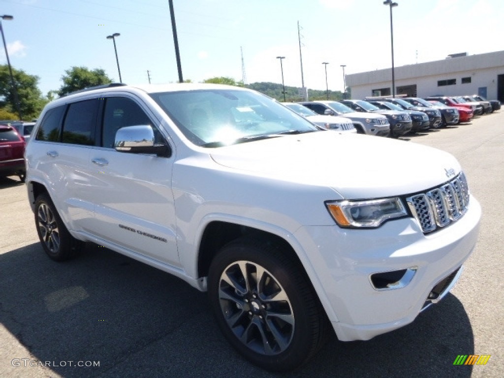 Bright White 2017 Jeep Grand Cherokee Overland 4x4 Exterior Photo #115376922
