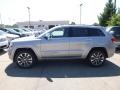 2017 True Blue Pearl Jeep Grand Cherokee Overland 4x4  photo #3