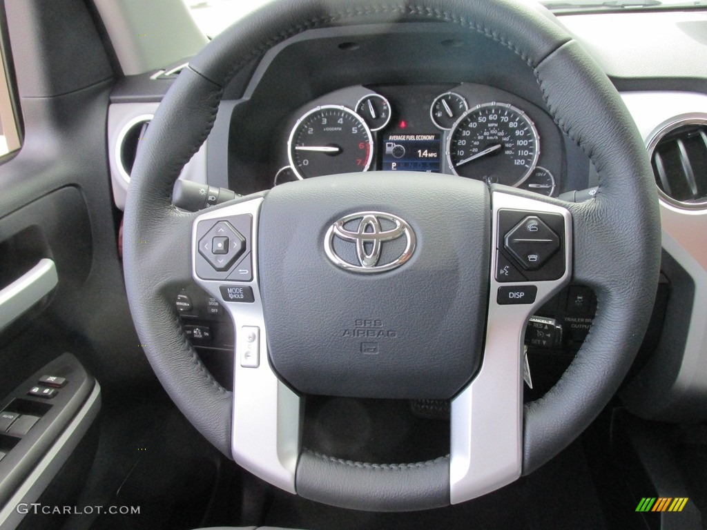 2016 Toyota Tundra Limited CrewMax Graphite Steering Wheel Photo #115377600