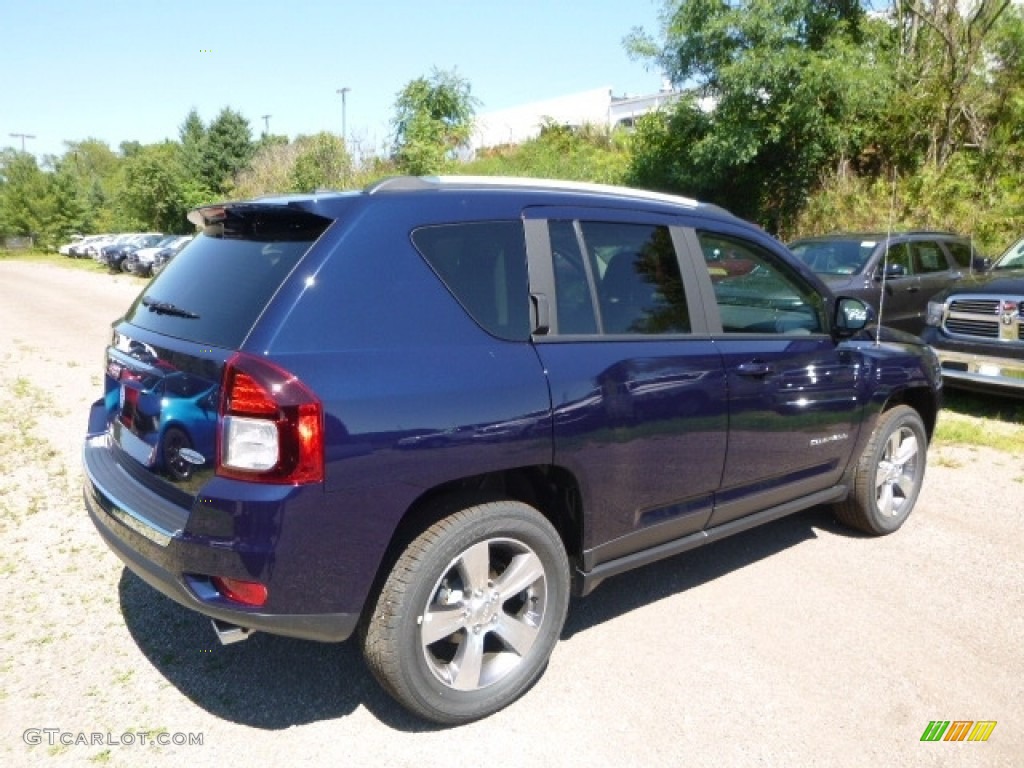 2017 Compass High Altitude 4x4 - True Blue Pearl / Dark Slate Gray photo #7