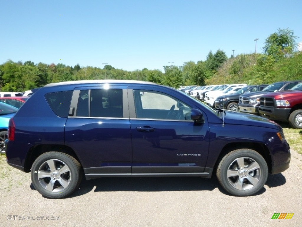 True Blue Pearl 2017 Jeep Compass High Altitude 4x4 Exterior Photo #115377786
