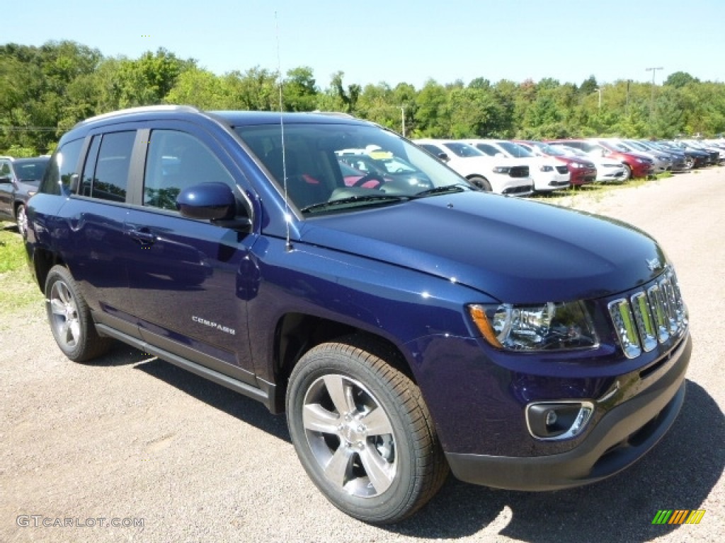 True Blue Pearl 2017 Jeep Compass High Altitude 4x4 Exterior Photo #115377879