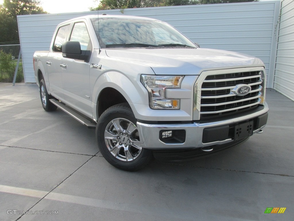 2016 F150 XLT SuperCrew 4x4 - Ingot Silver / Medium Earth Gray photo #1