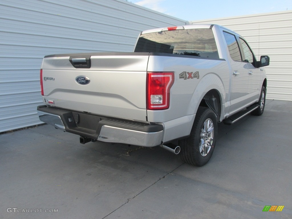 2016 F150 XLT SuperCrew 4x4 - Ingot Silver / Medium Earth Gray photo #4