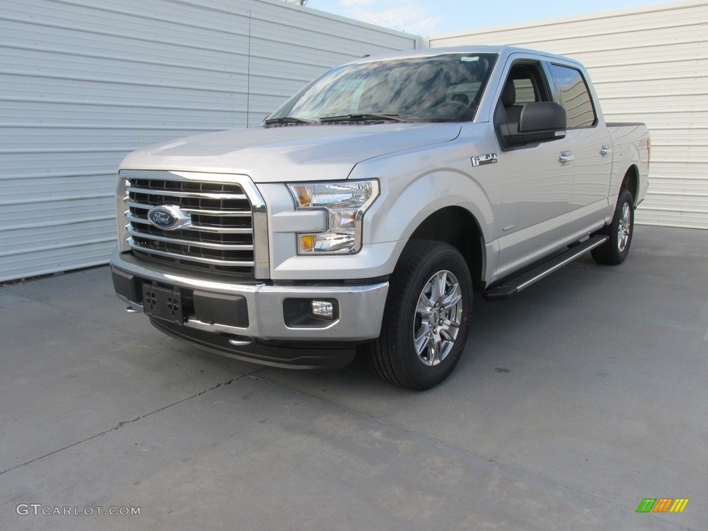 2016 F150 XLT SuperCrew 4x4 - Ingot Silver / Medium Earth Gray photo #7