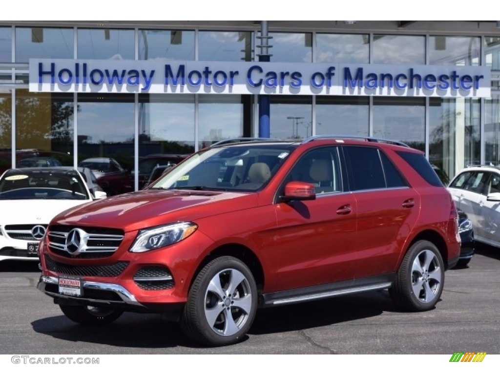 2017 GLE 350 4Matic - designo Cardinal Red Metallic / Ginger Beige/Espresso Brown photo #1