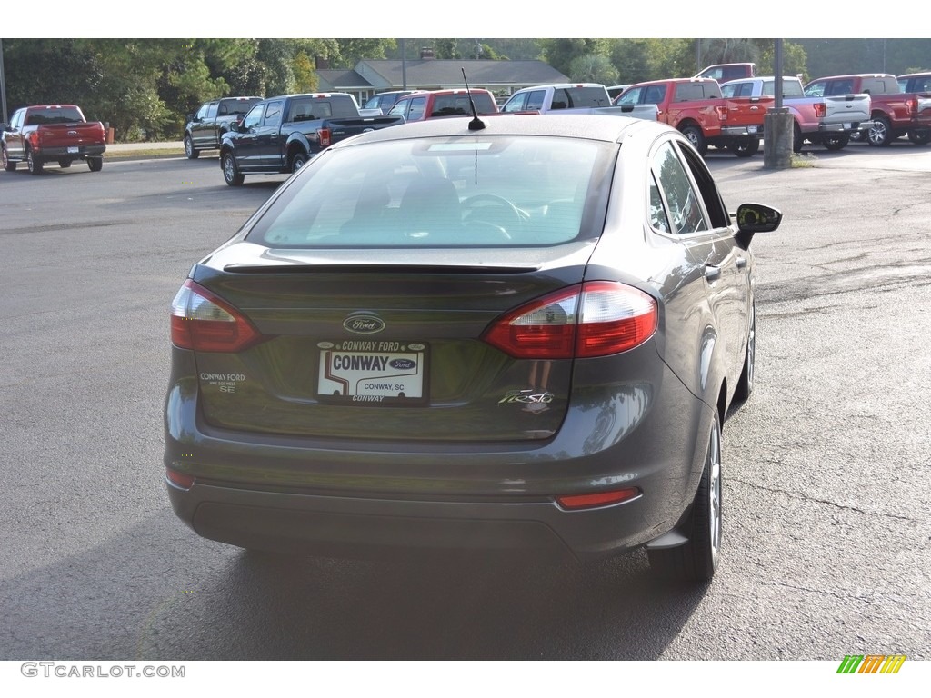 2015 Fiesta SE Sedan - Magnetic Metallic / Charcoal Black photo #3