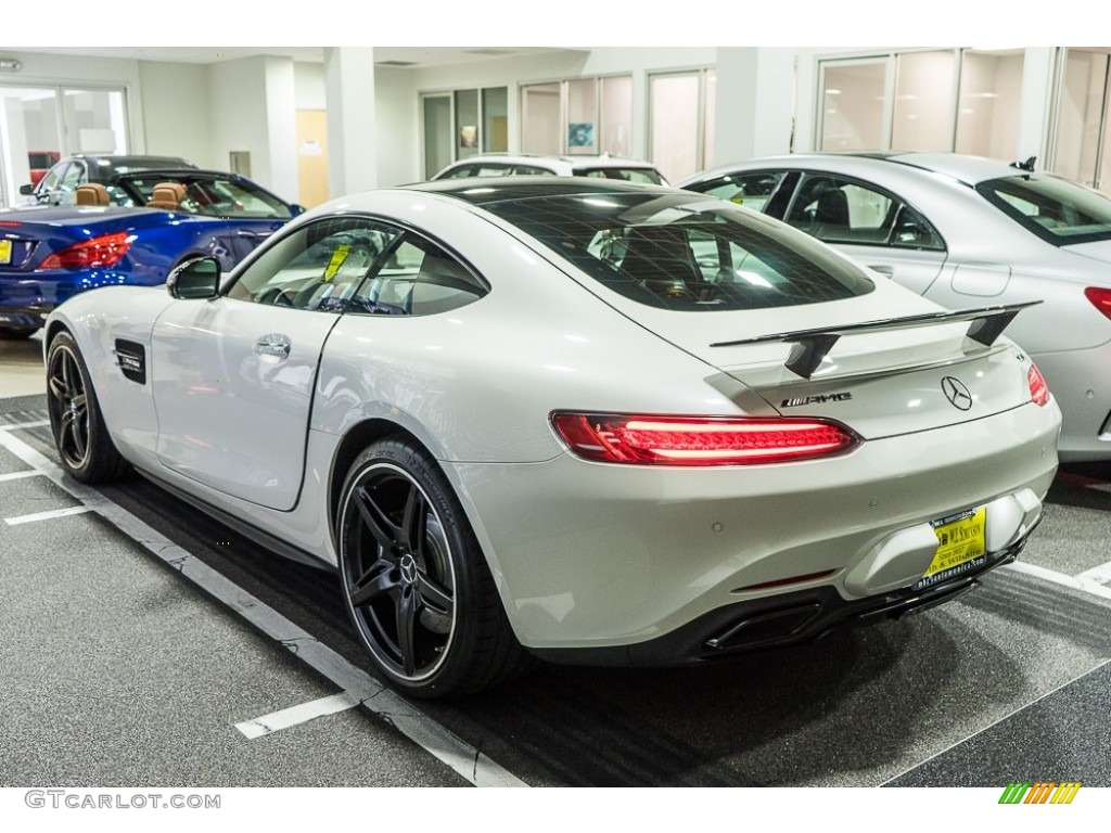 designo Diamond White Metallic 2017 Mercedes-Benz AMG GT Coupe Exterior Photo #115381029