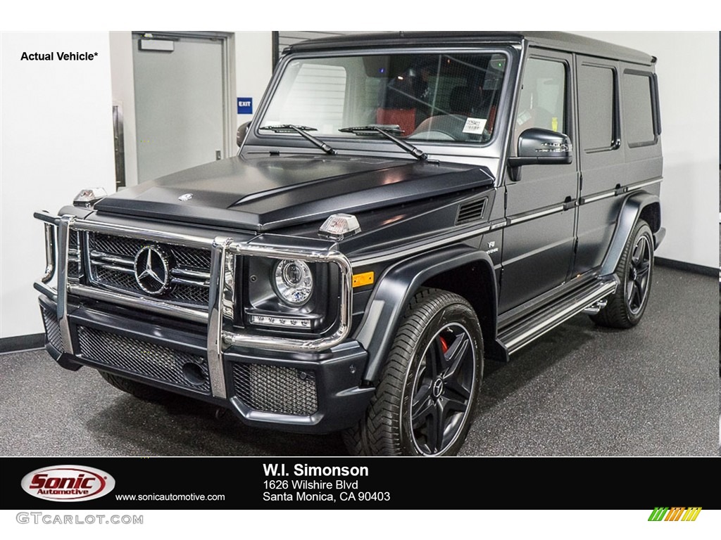 2016 Designo Magno Night Black Matte Mercedes Benz G 63