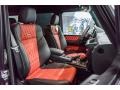 2016 Mercedes-Benz G designo Classic Red Interior Front Seat Photo