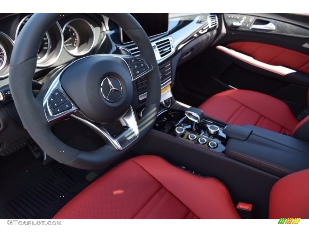 designo Classic Red/Black Interior 2017 Mercedes-Benz CLS AMG 63 S 4Matic Coupe Photo #115382064