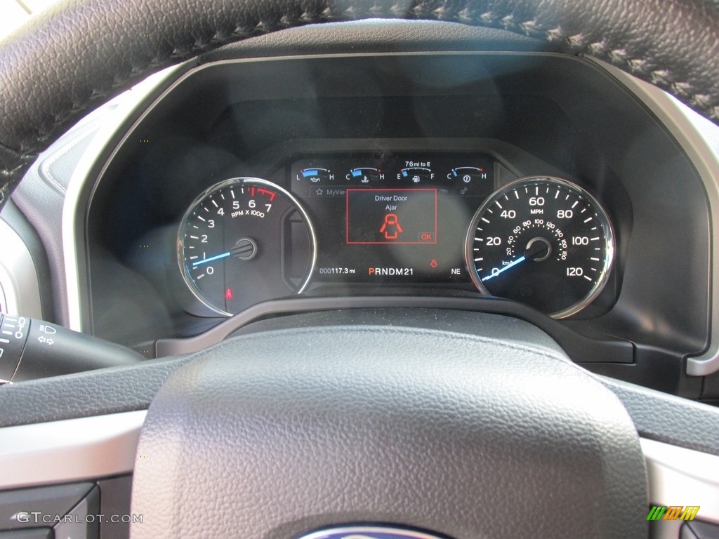 2016 F150 Lariat SuperCrew 4x4 - White Platinum / Medium Light Camel photo #34