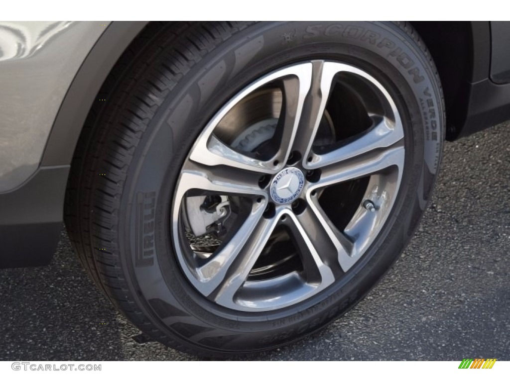 2017 GLC 300 4Matic - Selenite Grey Metallic / Saddle Brown/Black photo #5