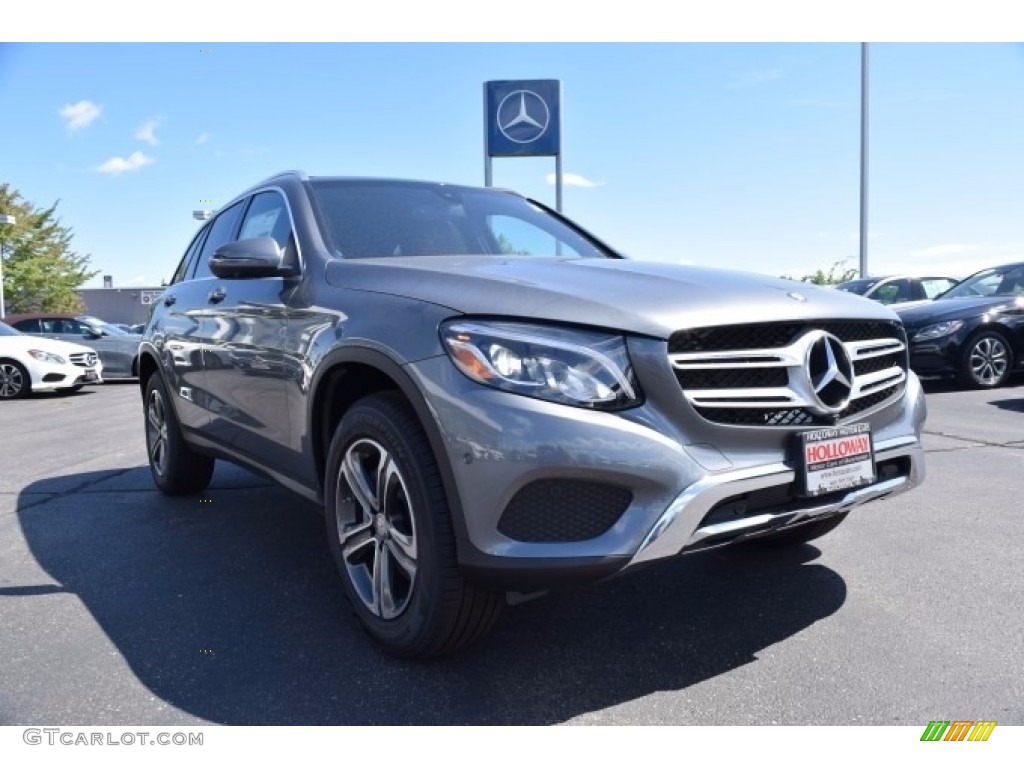 2017 GLC 300 4Matic - Selenite Grey Metallic / Saddle Brown/Black photo #6