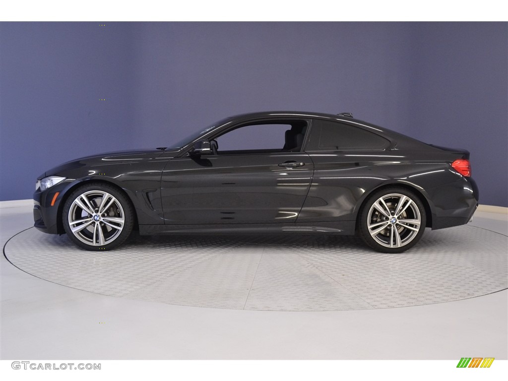 2014 4 Series 435i Coupe - Black Sapphire Metallic / Black photo #4