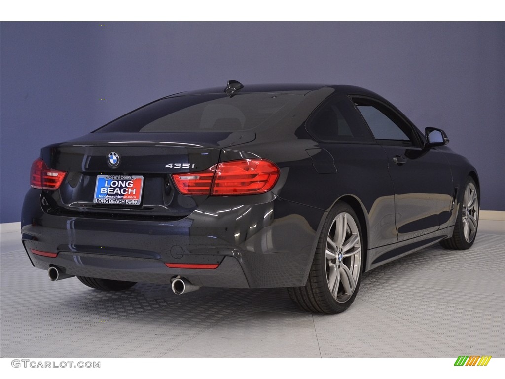 2014 4 Series 435i Coupe - Black Sapphire Metallic / Black photo #7