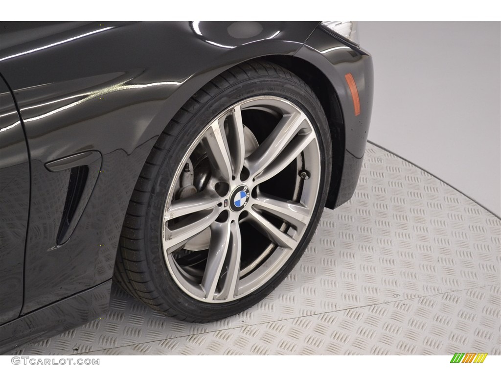 2014 4 Series 435i Coupe - Black Sapphire Metallic / Black photo #9