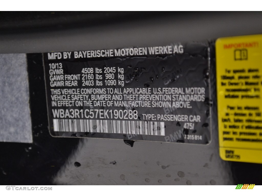 2014 4 Series 435i Coupe - Black Sapphire Metallic / Black photo #30