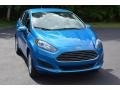 2016 Blue Candy Metallic Ford Fiesta SE Sedan  photo #1