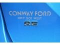 2016 Blue Candy Metallic Ford Fiesta SE Sedan  photo #5