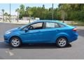 2016 Blue Candy Metallic Ford Fiesta SE Sedan  photo #8