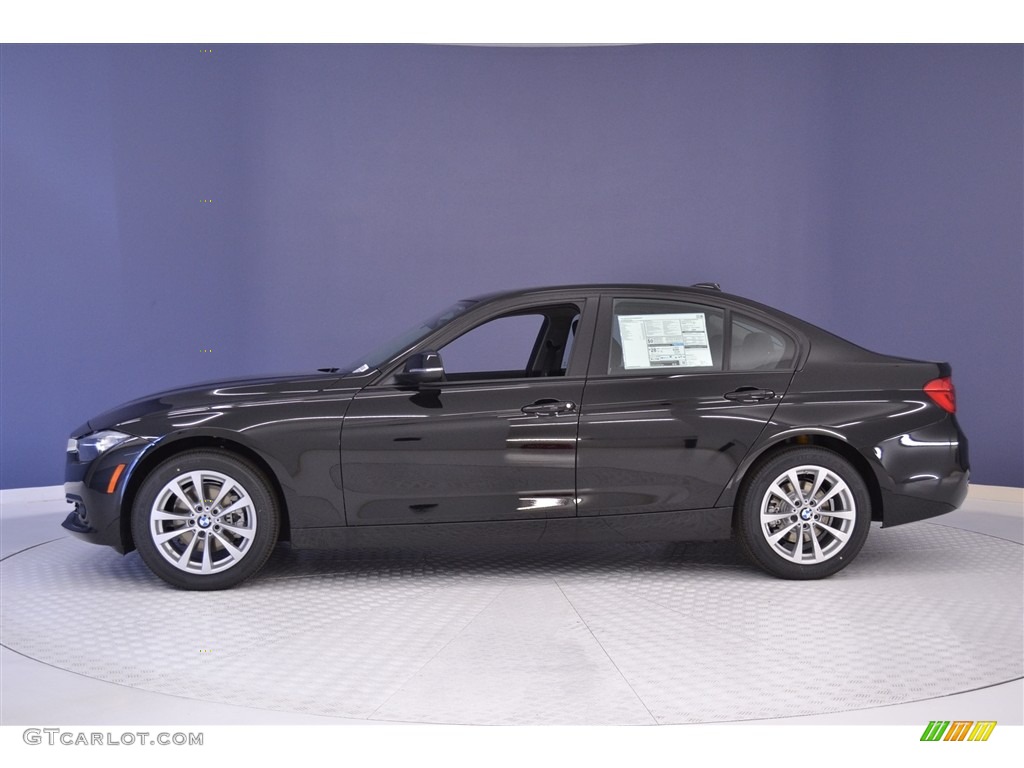 Jet Black 2017 BMW 3 Series 320i Sedan Exterior Photo #115386693