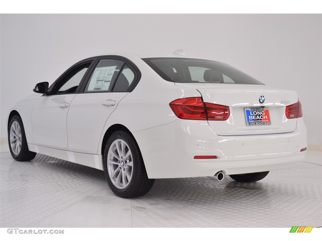 2017 3 Series 320i Sedan - Alpine White / Black photo #4