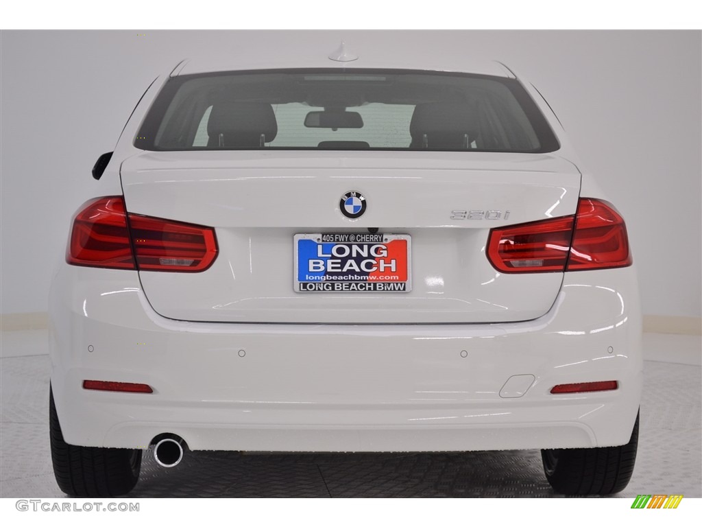 2017 3 Series 320i Sedan - Alpine White / Black photo #5