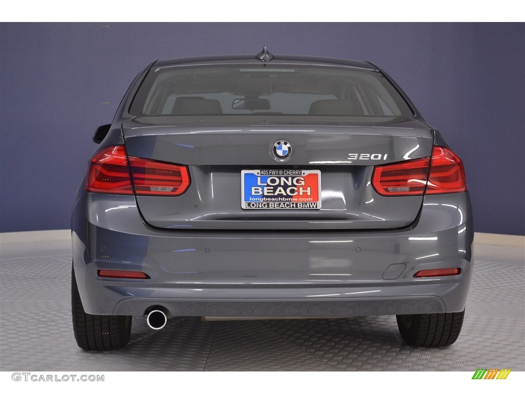 2017 3 Series 320i Sedan - Mineral Grey Metallic / Black photo #5
