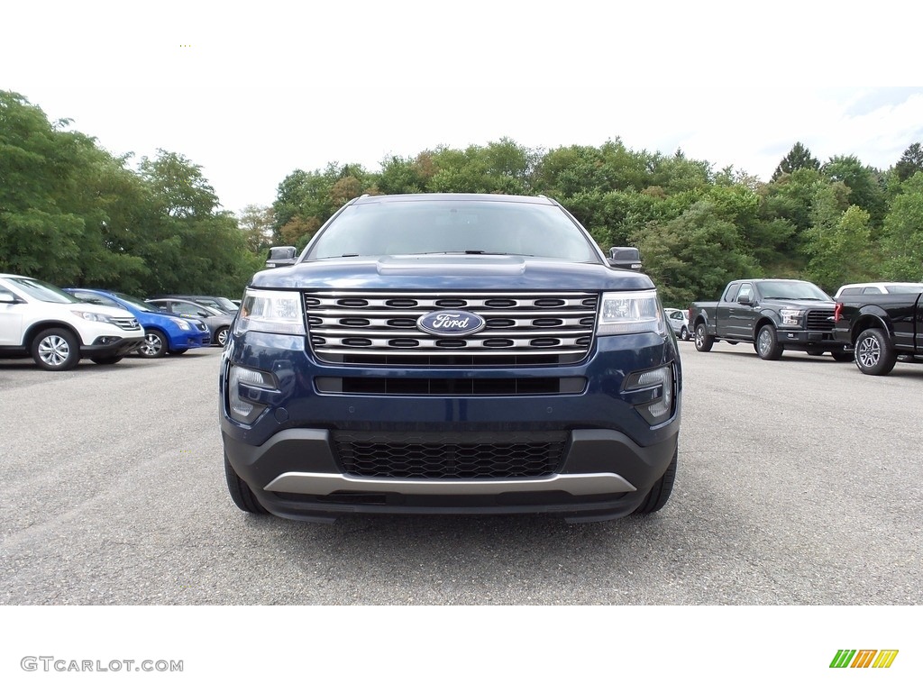 2017 Explorer XLT 4WD - Blue Jeans / Medium Light Camel photo #2