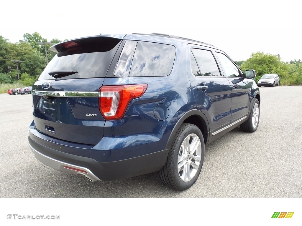 2017 Explorer XLT 4WD - Blue Jeans / Medium Light Camel photo #7