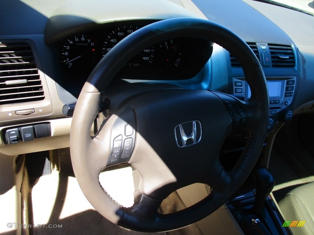 2007 Accord EX-L V6 Sedan - Taffeta White / Ivory photo #9