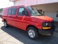 2017 Red Hot Chevrolet Express 2500 Cargo WT  photo #12